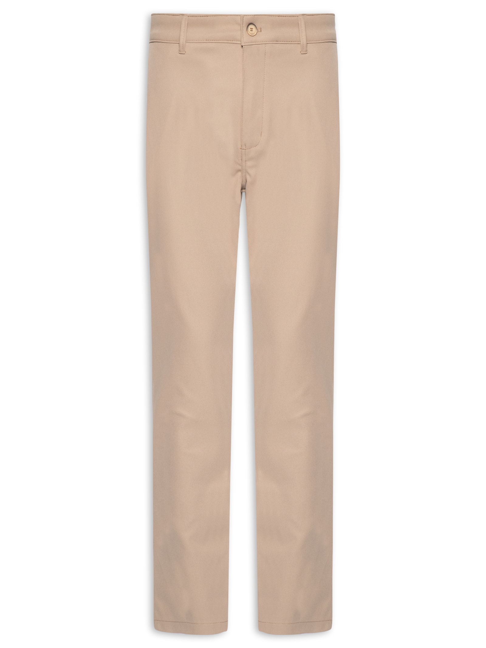 Calça Masculina Em Chino Reta Bege '2 Essential
