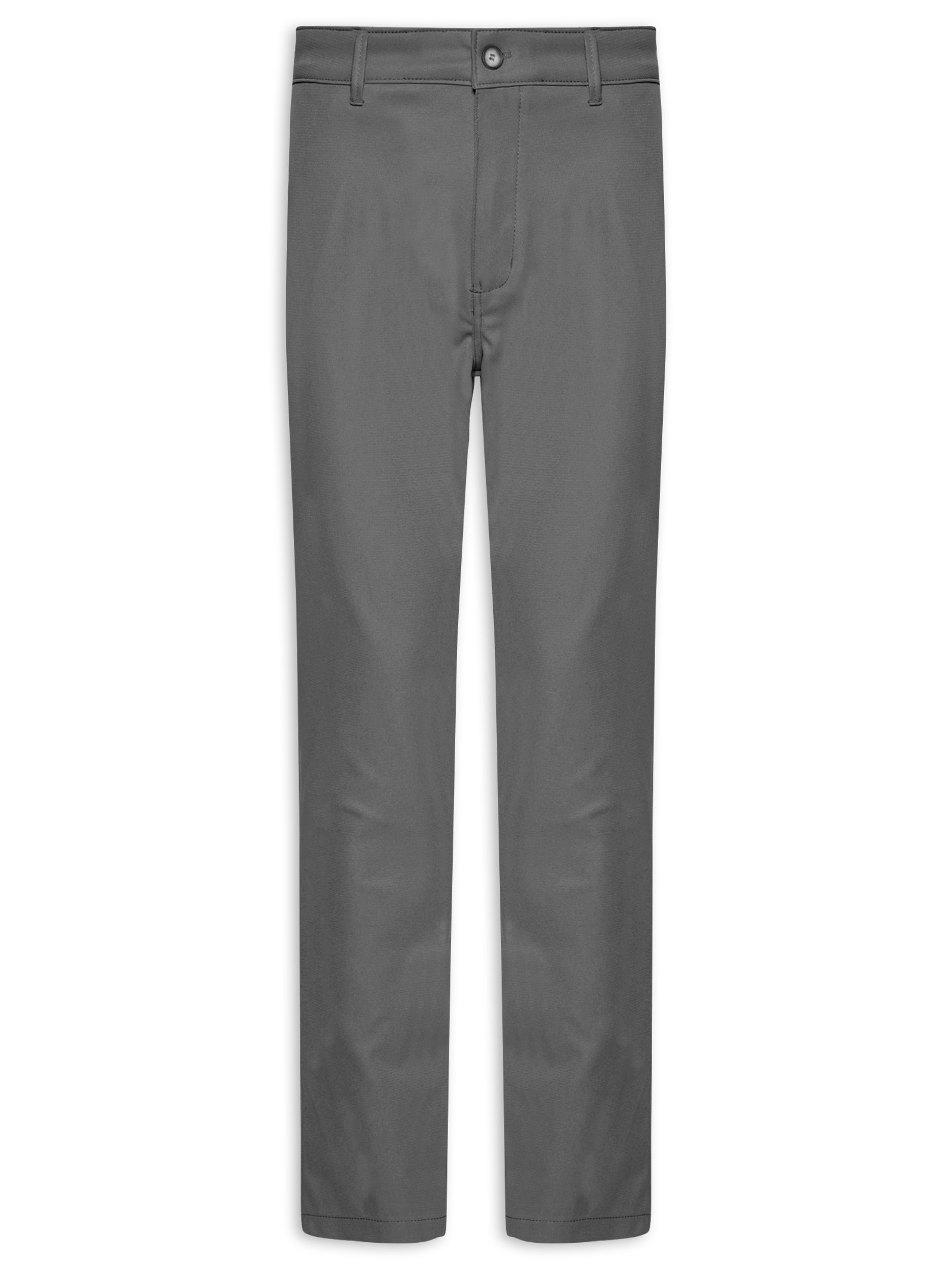 Calça Masculina Em Chino Reta Cinza '2 Essential