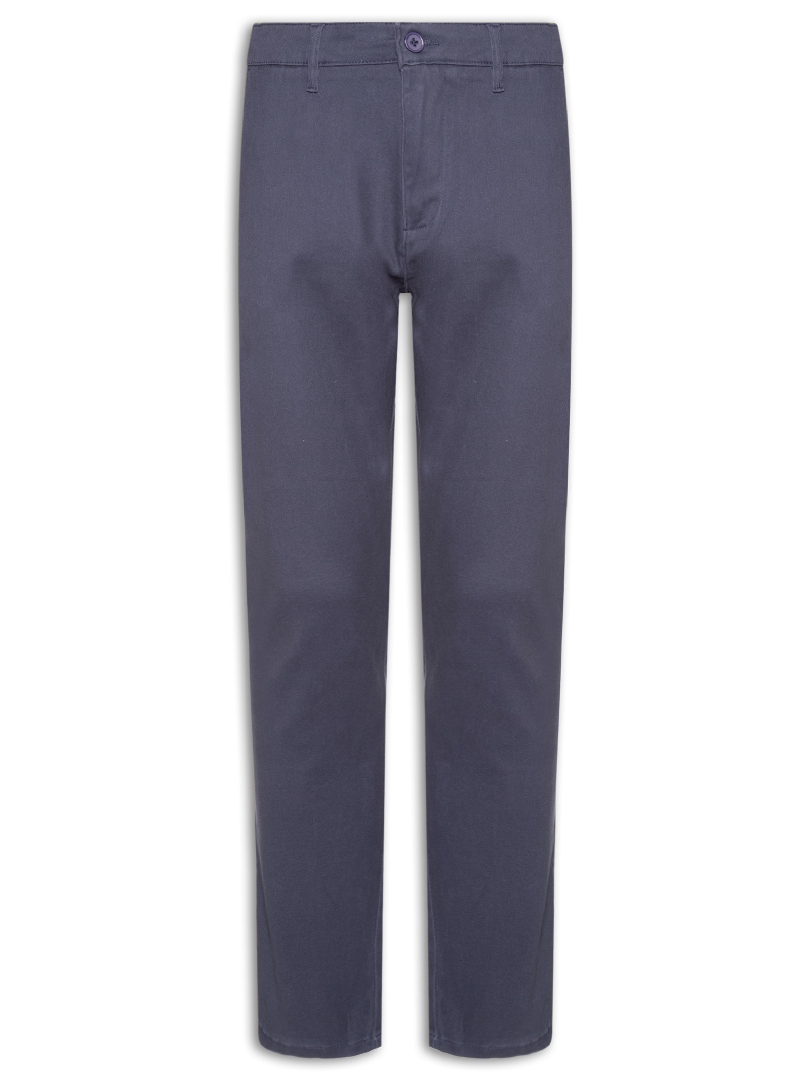Calça Masculina Em Sarja Modelo Chino Azul '2 Essential