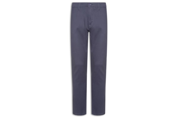 Calça Masculina Em Sarja Modelo Chino - Azul