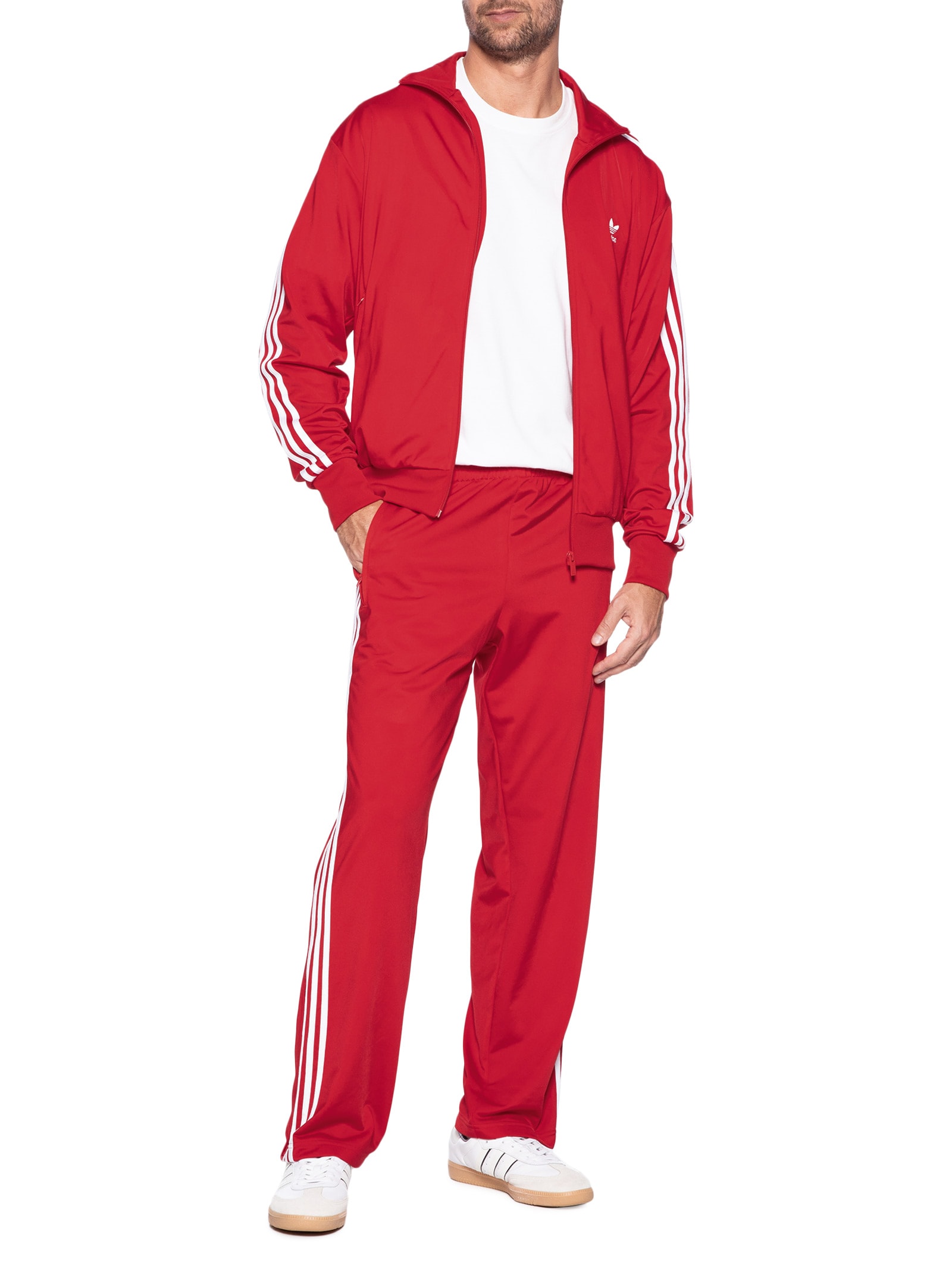 Adidas Originals - Calça Masculina Firebird Tp - Vermelho