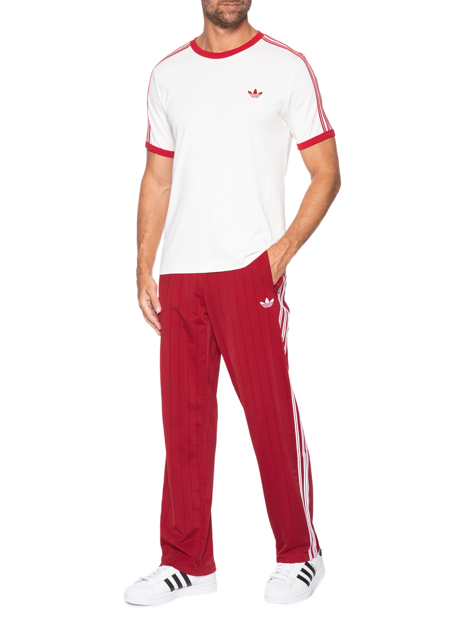 Calça Masculina Firebird Vermelho Adidas Originals