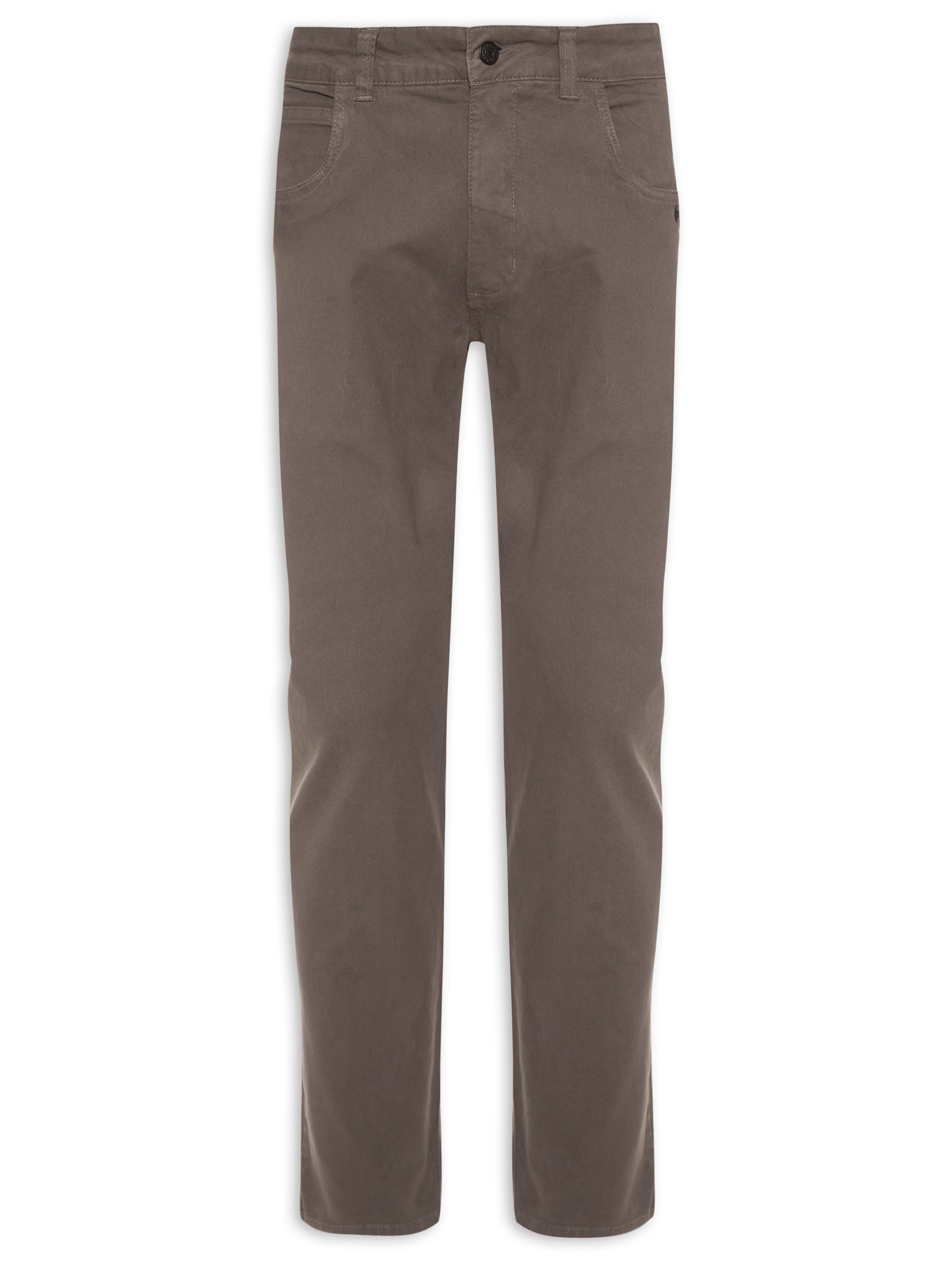 Calça Masculina Five Pockets Color Lisa Marrom Osklen