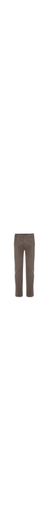 Calça Masculina Five Pockets Color Lisa - Marrom