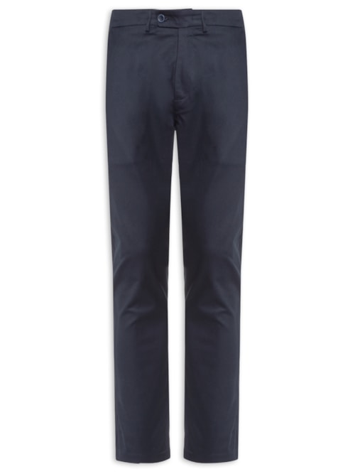 Calça Masculina Flexsense Tamanho Ajustável Chino Slim – Azul