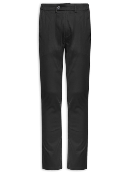 Calça Masculina Flexsense Tamanho Ajustável Chino Slim – Preto