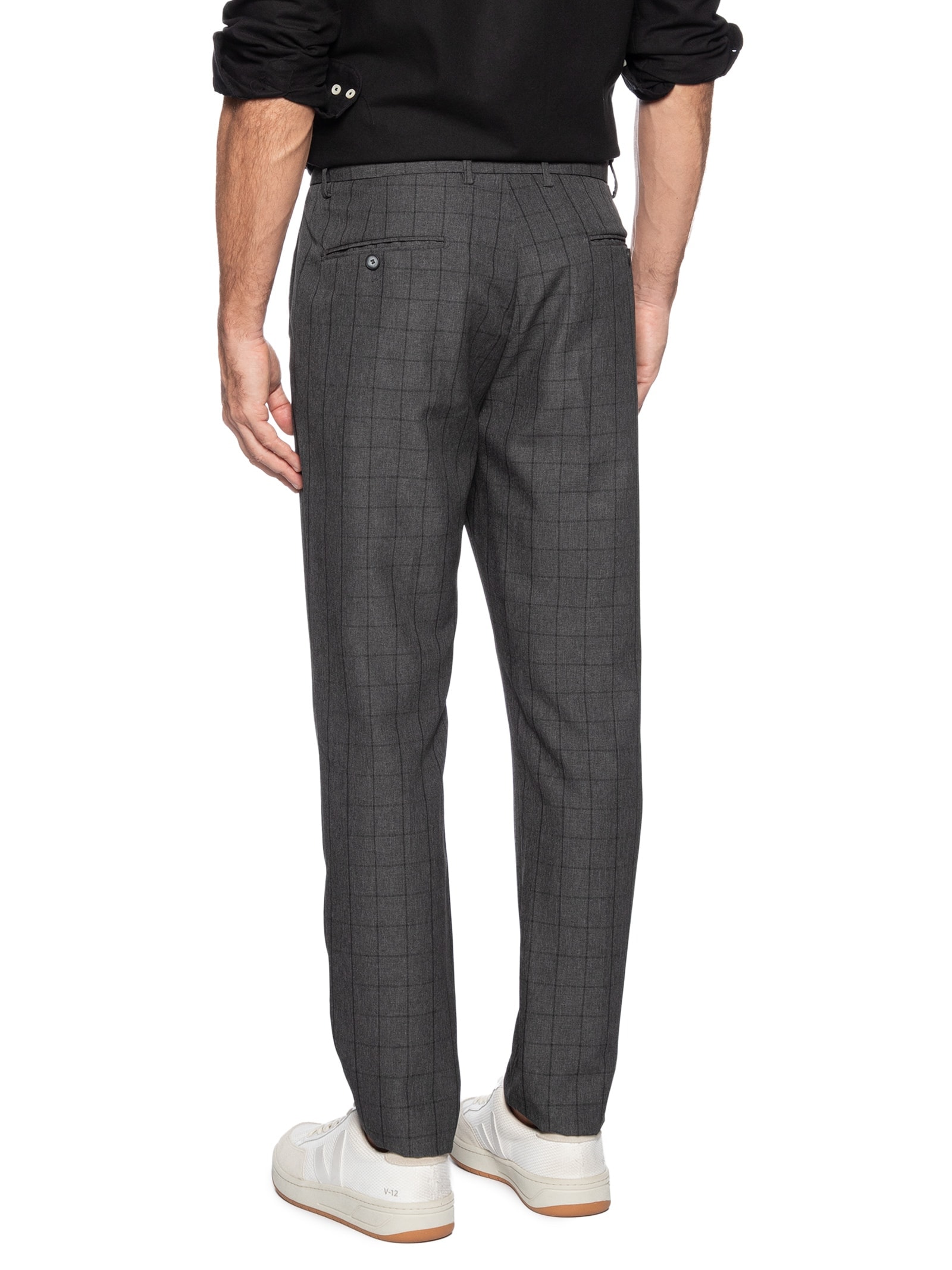 Calça Masculina Galles Slim Cinza '2 Essential