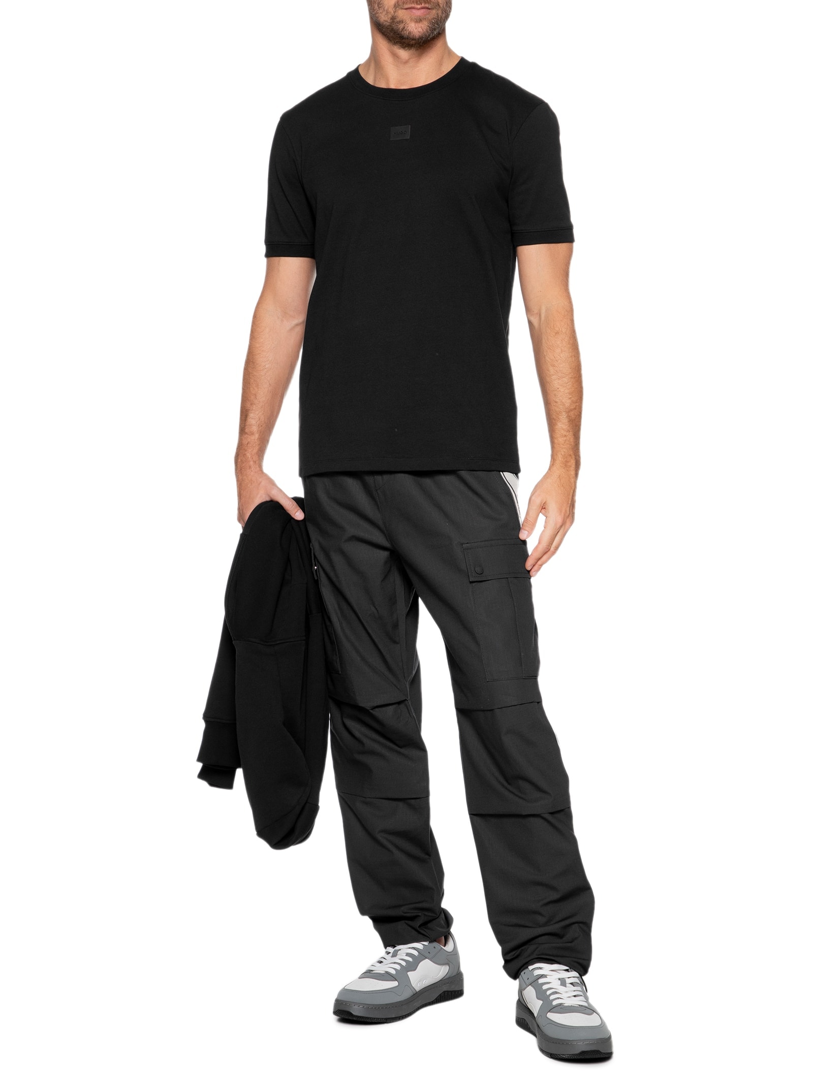 Calça Masculina Geo Preto Hugo