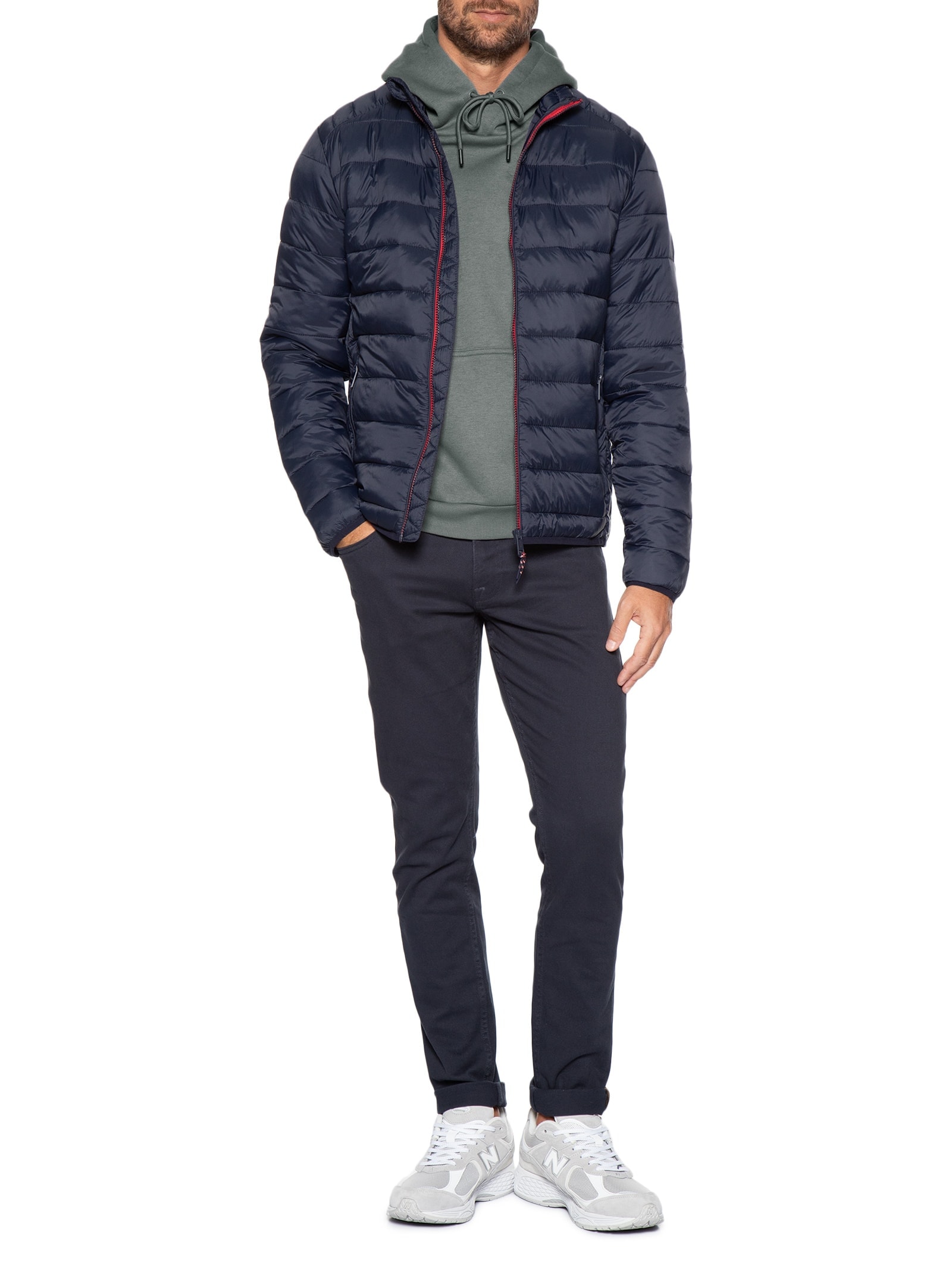 Calça Masculina Glenn Original Fit Azul Jack & Jones