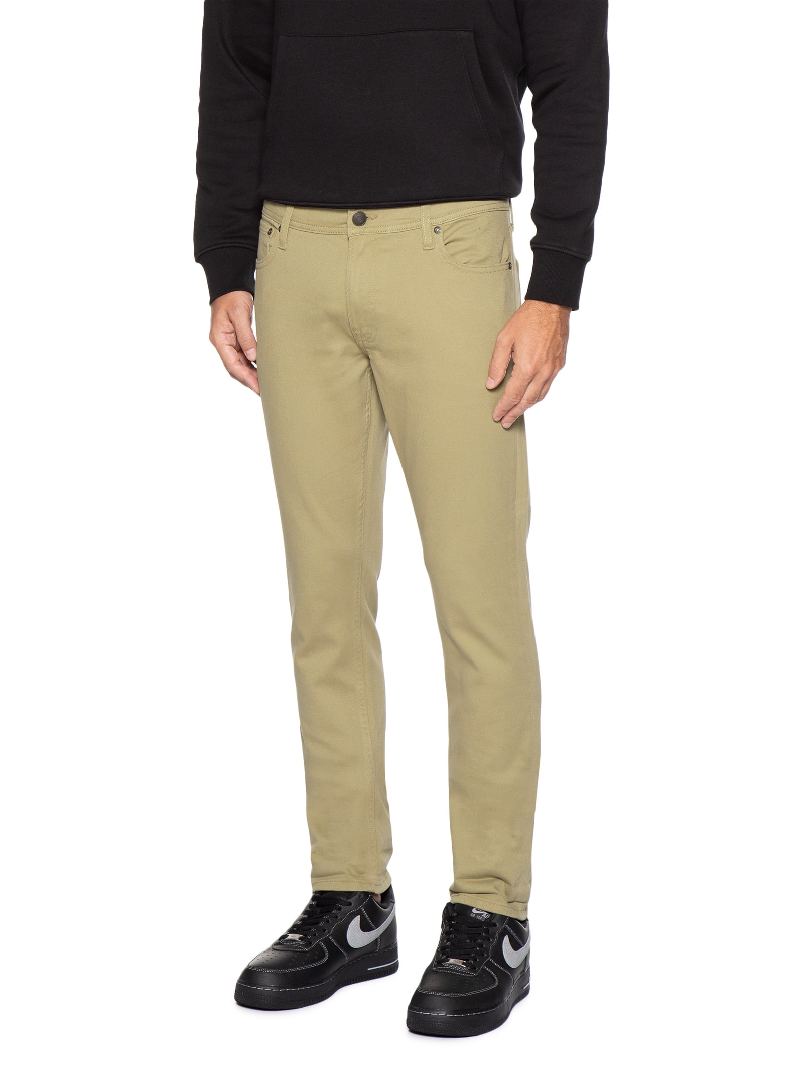 Calça Masculina Glenn Original Fit Bege Jack & Jones