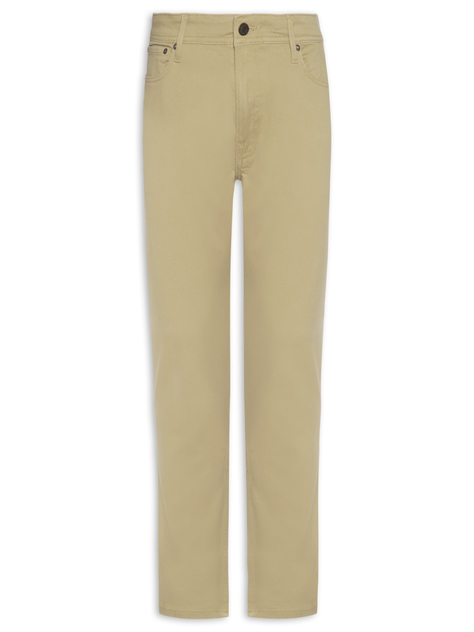 Calça Masculina Glenn Original Fit Bege Jack & Jones
