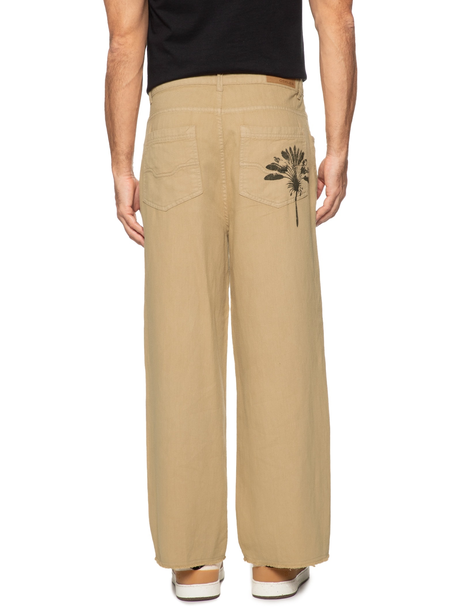 Calça Masculina Hemp Coqueiro Bege Osklen