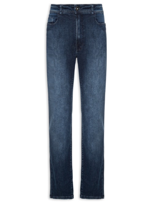 Calça Masculina High Comfort Dark Flame (Straight) - Azul