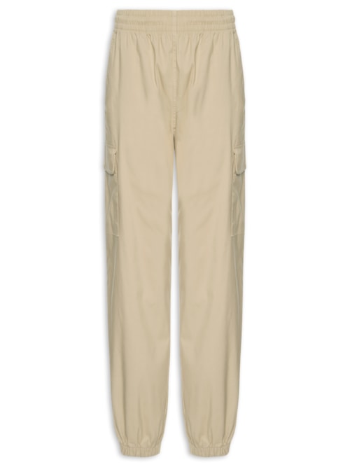 Calça Masculina Icon Twill Cargo – Marrom