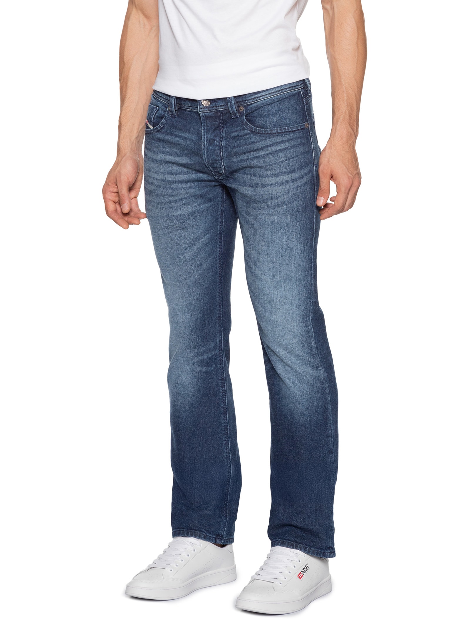 Calça Masculina Jeans 1985 Larkee 09L51 Straigh Azul Diesel