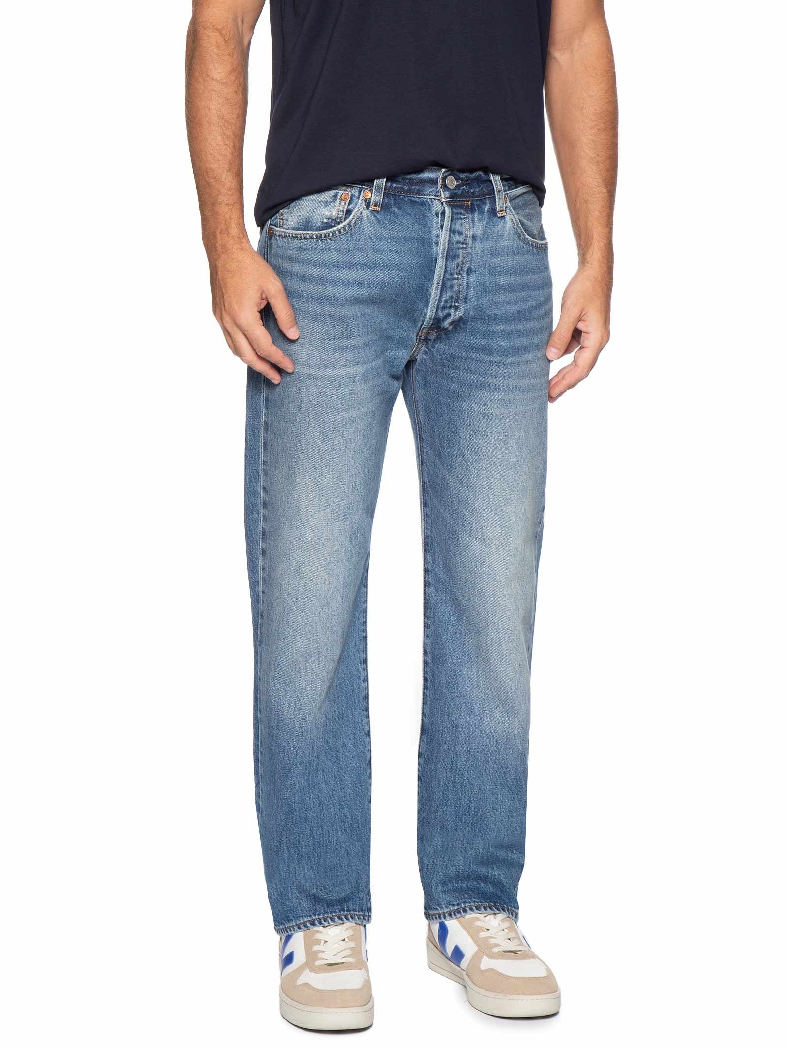 Calça Masculina Jeans 501 Original Fit Reta Azul Levi's