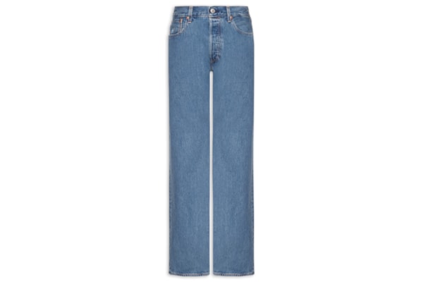 Calça Masculina Jeans  501 Relaxed Fit Reta - Azul