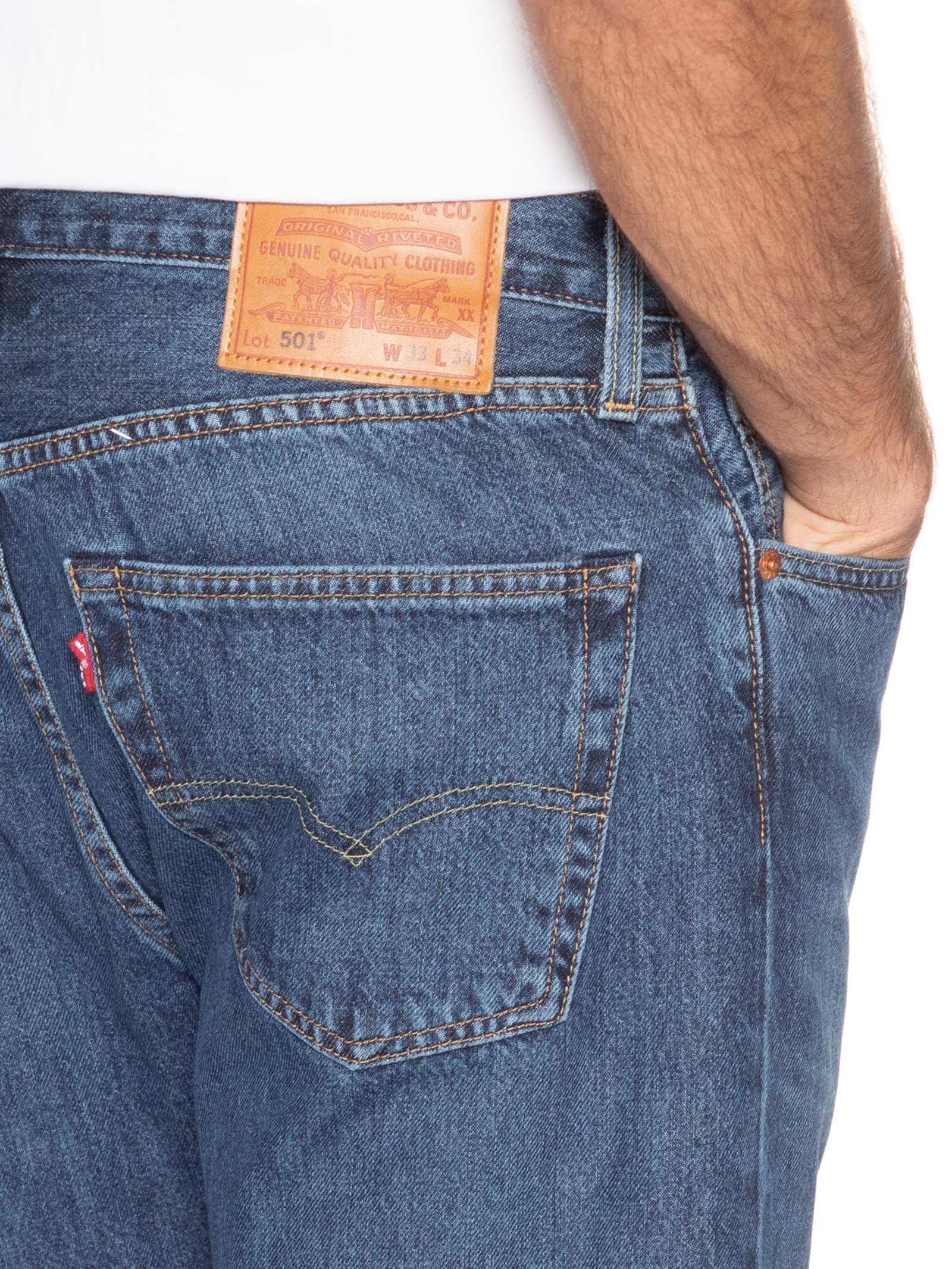 Calça Masculina Jeans 501® Original Azul Levi's