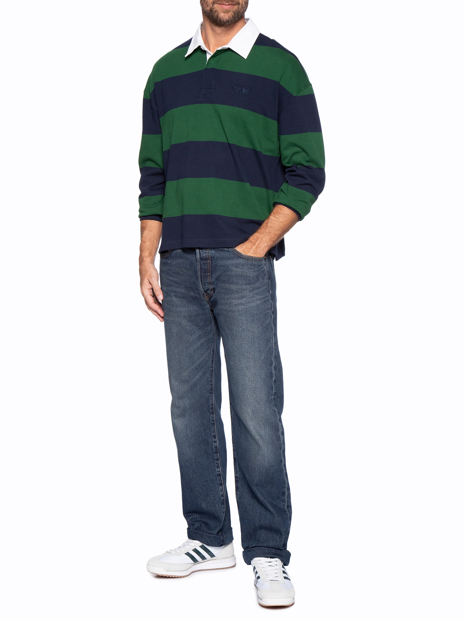 Calça Masculina Jeans 501® Original Fit Reta Azul Levi's