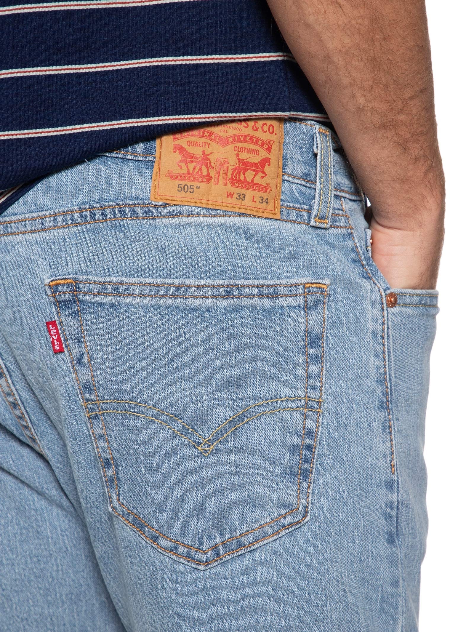 Calça Masculina Jeans 505® Regular Fit Azul Levi's