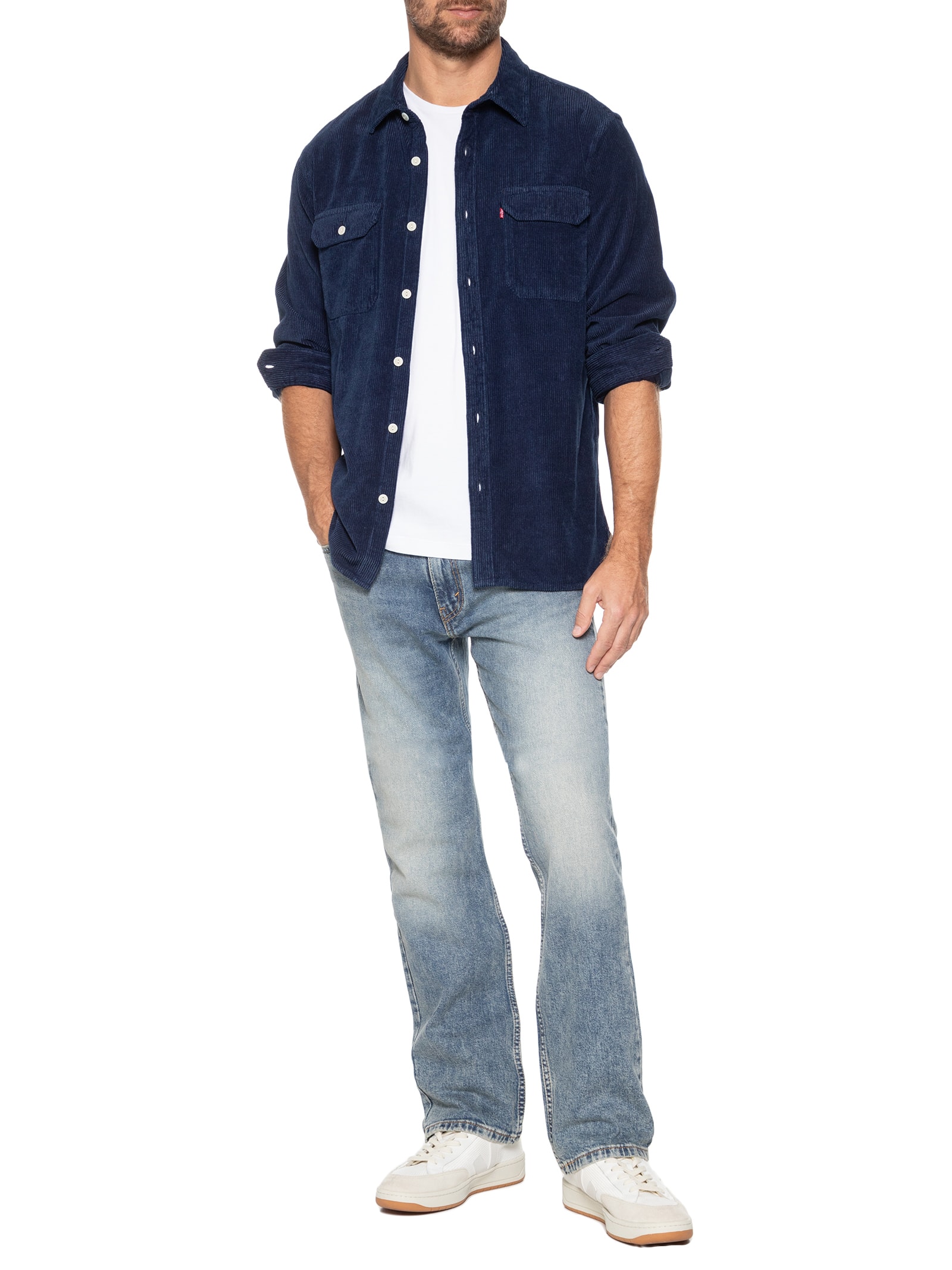 Calça Masculina Jeans 514 Straight Fit Azul Levi's