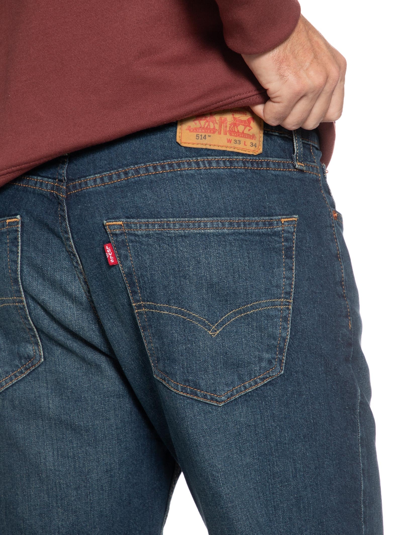 Calça Masculina Jeans 514® Straight Fit Azul Levi's