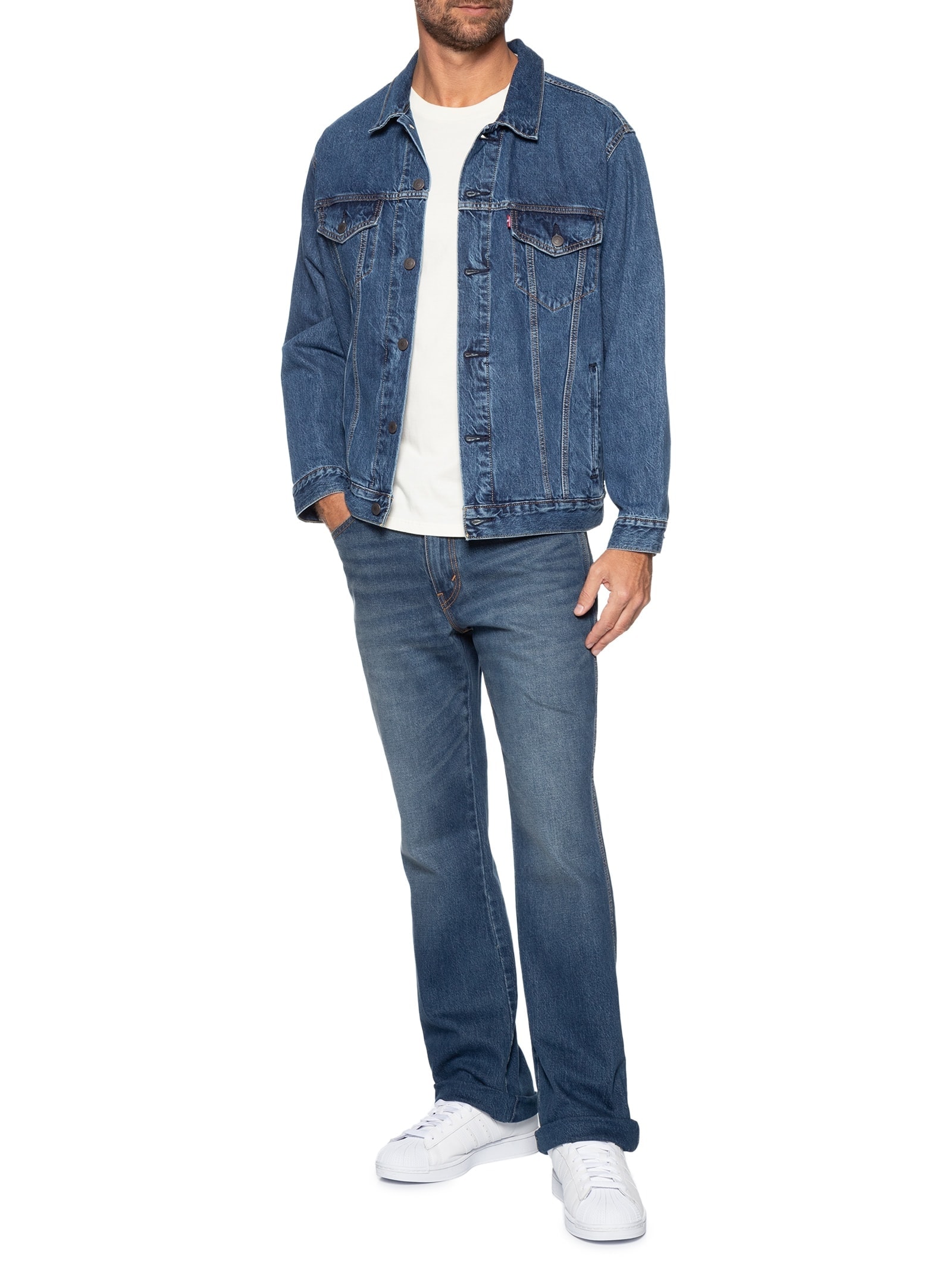 Calça Masculina Jeans 537® Western Boot Azul Levi's
