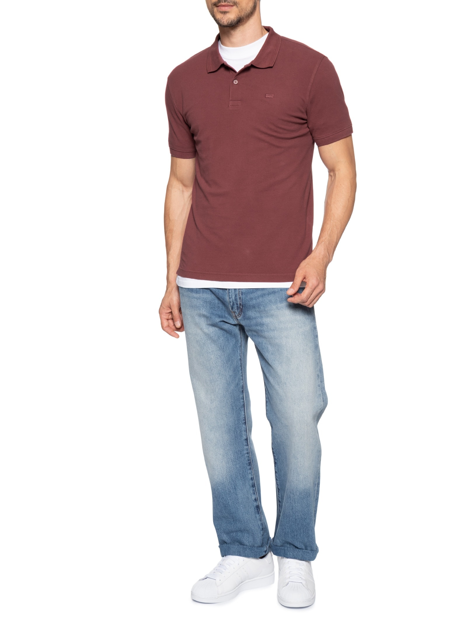 Calça Masculina Jeans 555 Relaxed Straight Azul Levi's