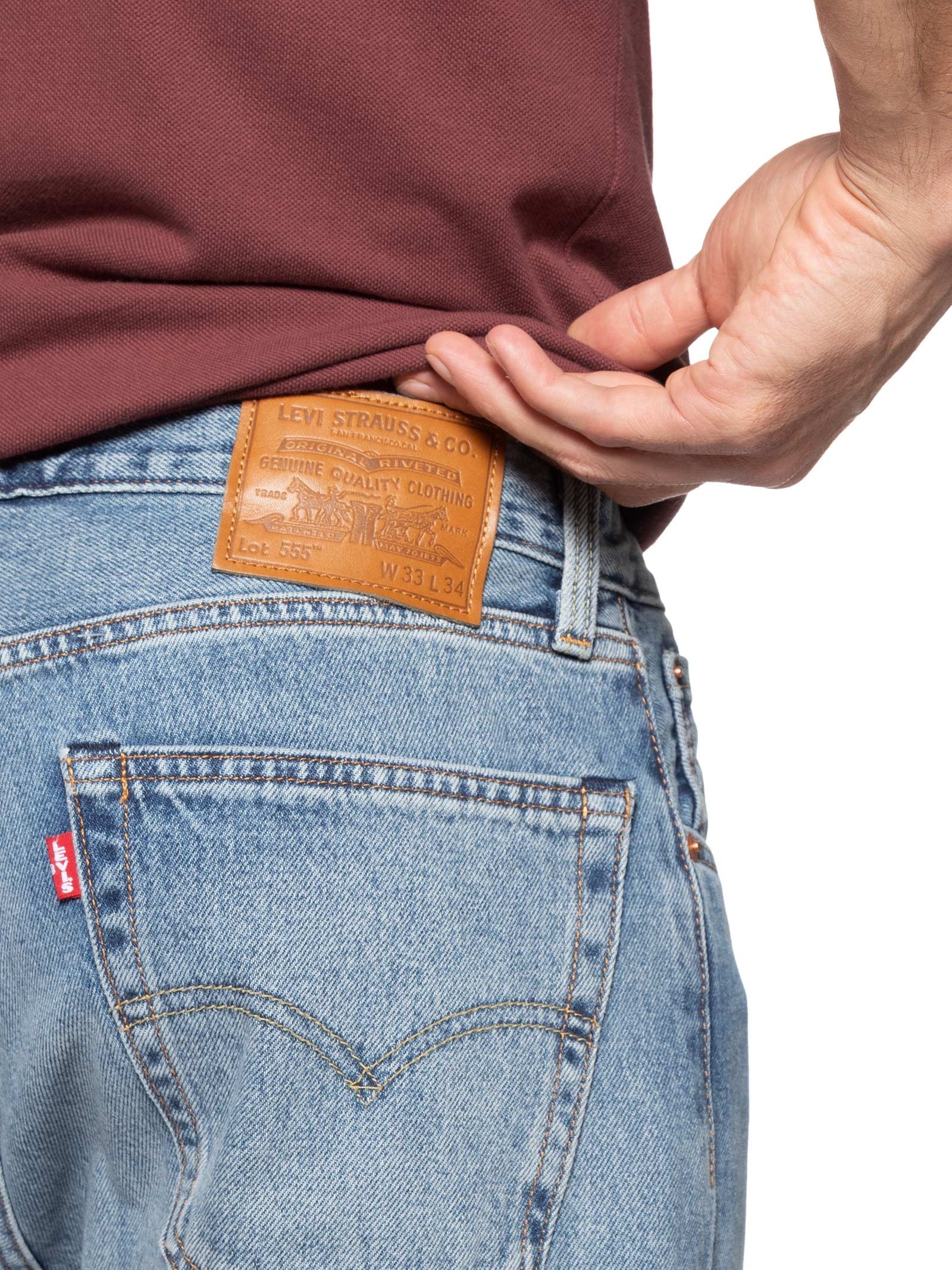 Calça Masculina Jeans 555® Relaxed Straight Azul Levi's