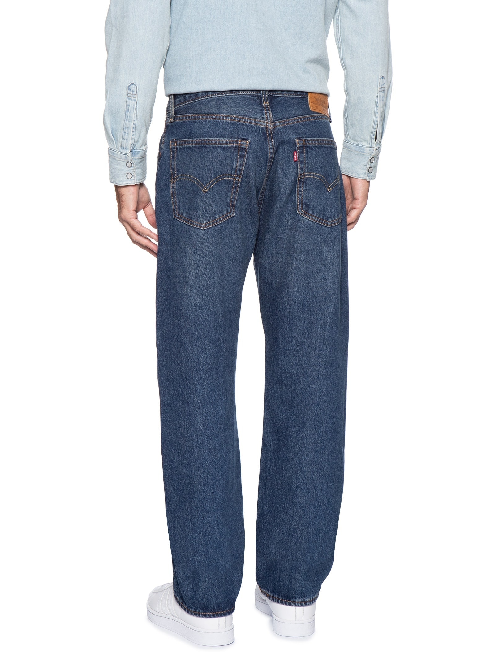 Calça Masculina Jeans 555® Relaxed Straight Fit Reta Azul Levi's