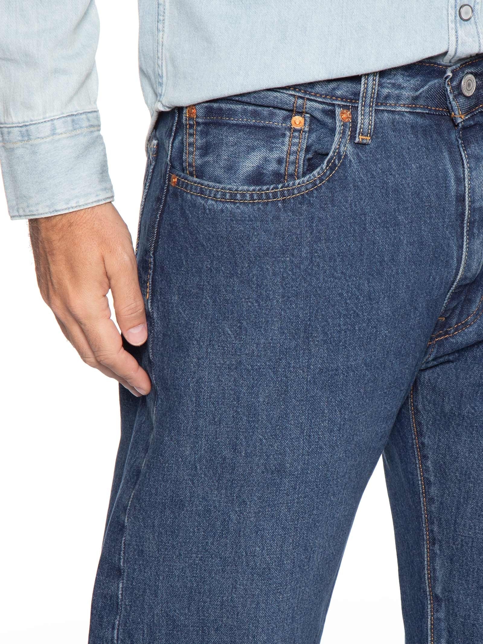 Calça Masculina Jeans 555® Relaxed Straight Fit Reta Azul Levi's