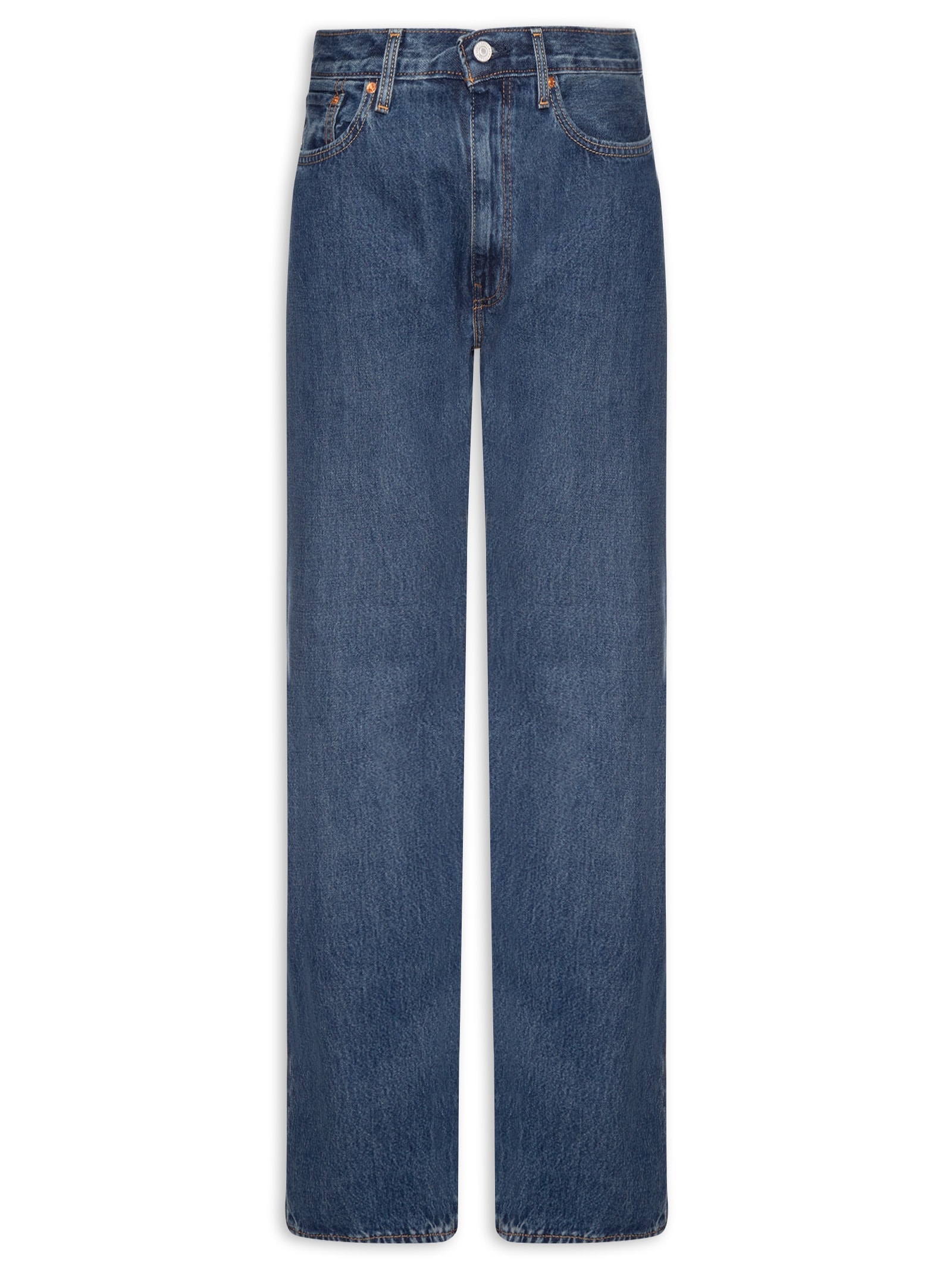 Calça Masculina Jeans 555® Relaxed Straight Fit Reta Azul Levi's