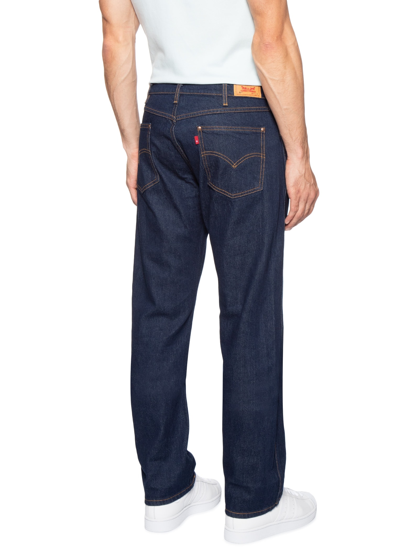 Calça Masculina Jeans 557® Western Straight Fit Reta Azul Levi's