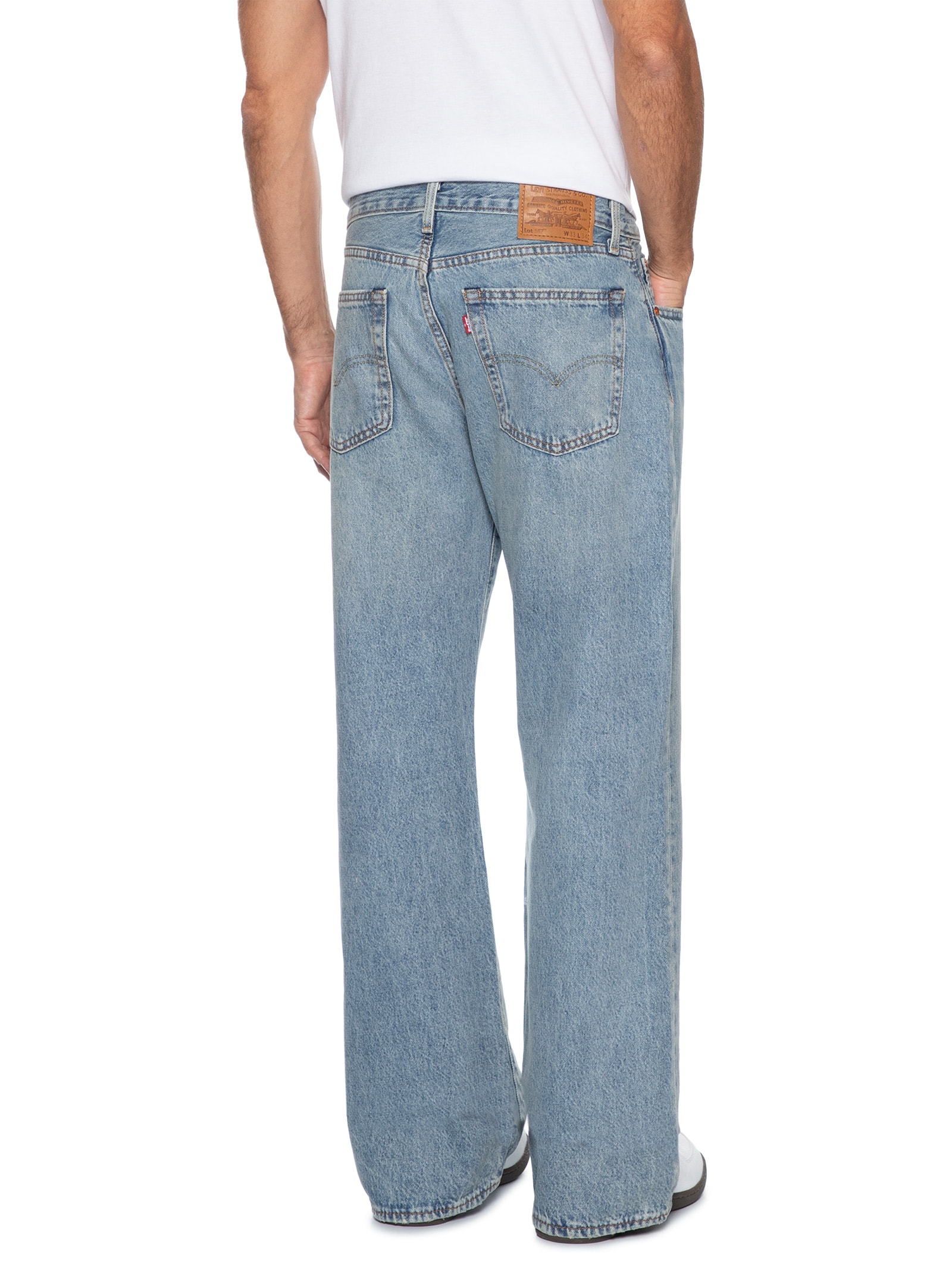 Calça Masculina Jeans 567® Relaxed Flare Azul Levi's