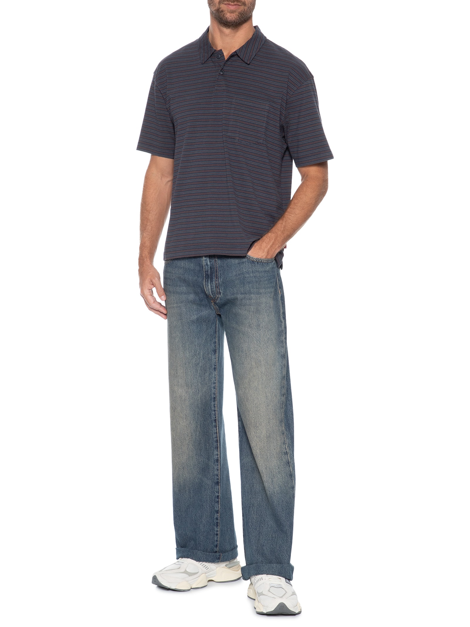 Calça Masculina Jeans 567® Relaxed Flare Azul Levi's