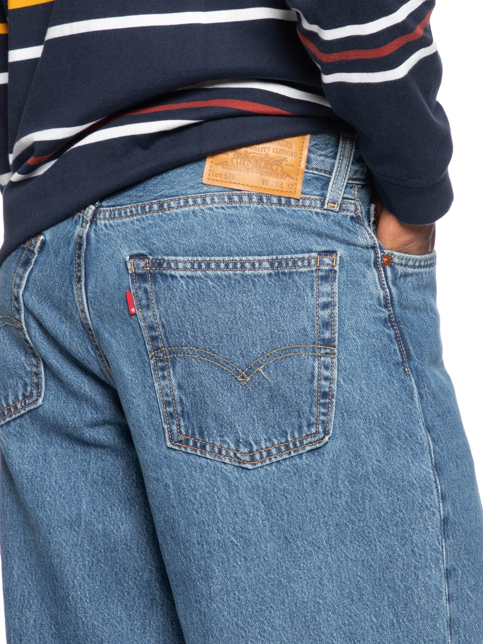 Levi's - Calça Masculina Jeans 578® Baggy - Azul