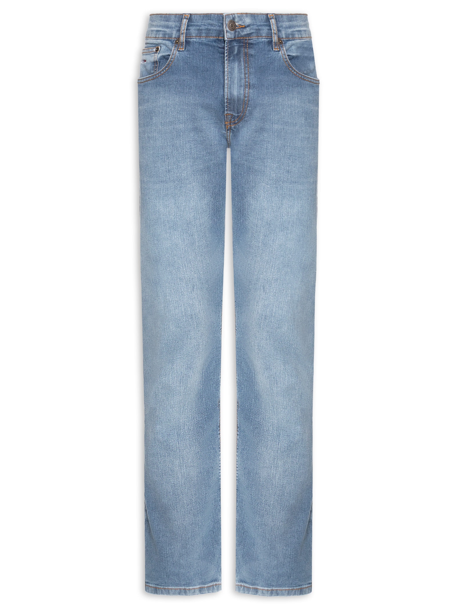 Calça Masculina Jeans Austin Slim Fit Tapered BI0216 Azul Tommy Jeans