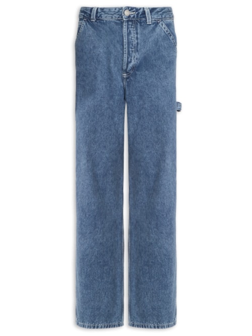 Calça Masculina Jeans Baggy Fit – Azul