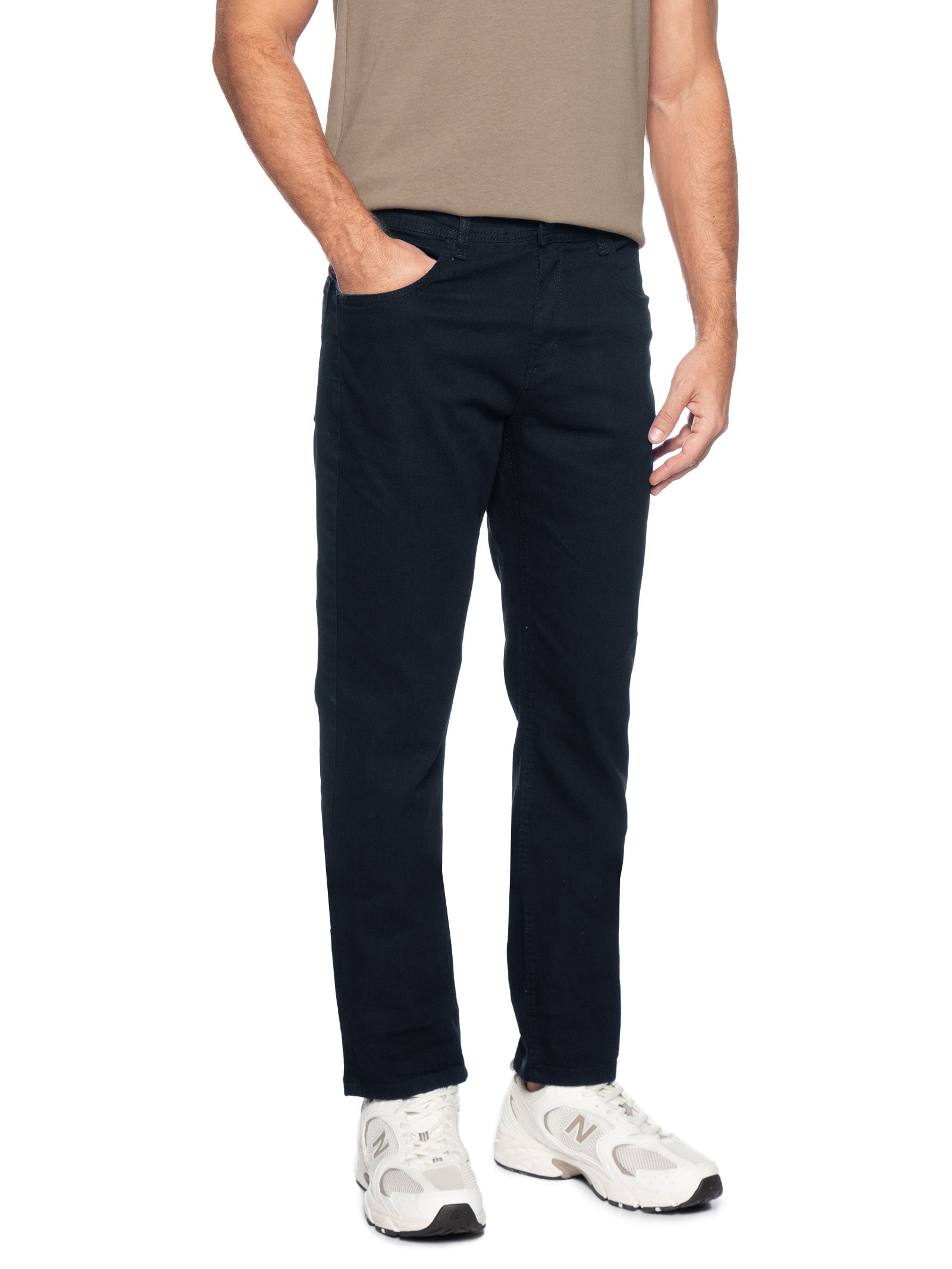 Calça Masculina Jeans Básica Slim Fit Azul Hering