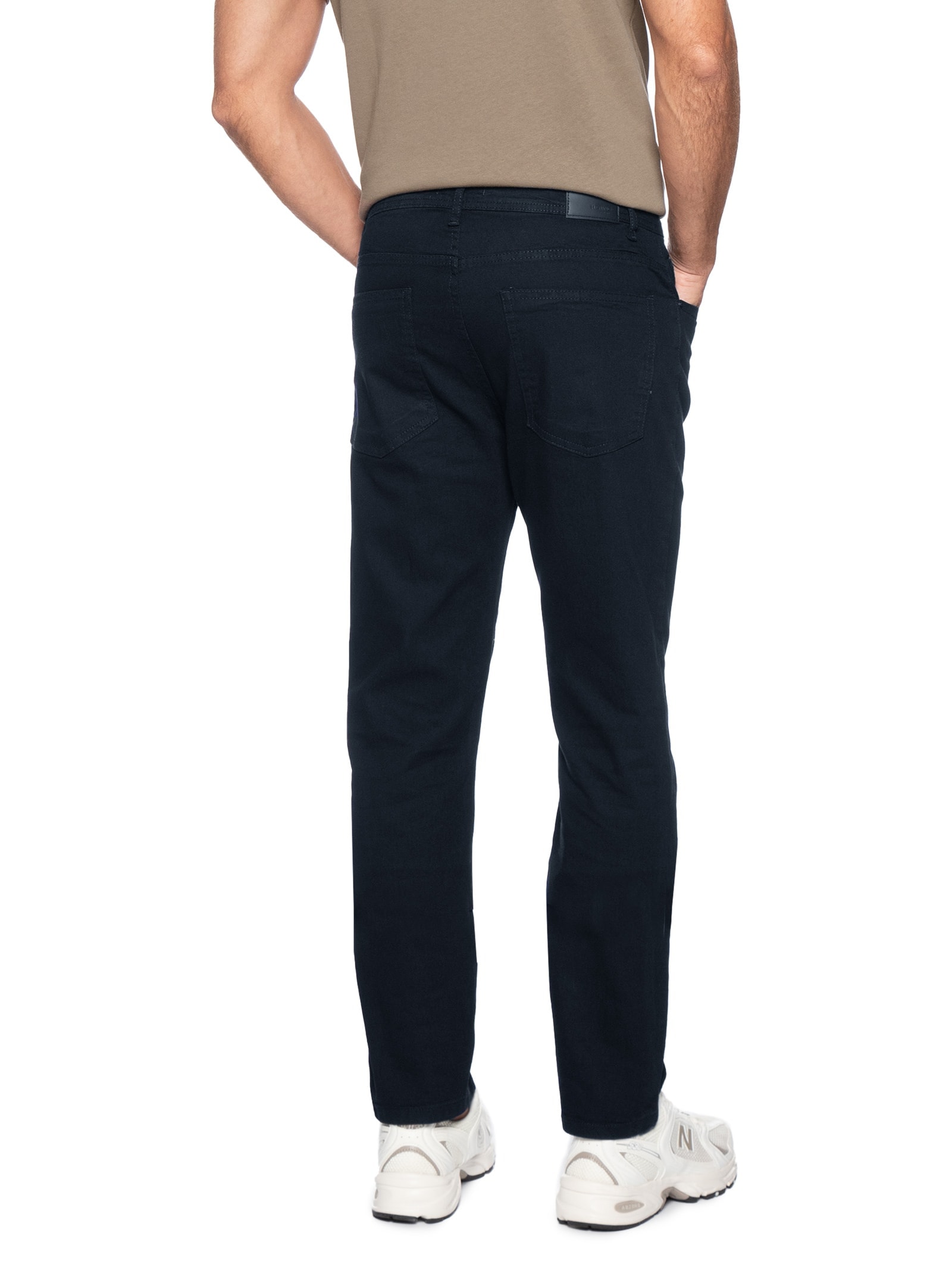 Calça Masculina Jeans Básica Slim Fit Azul Hering