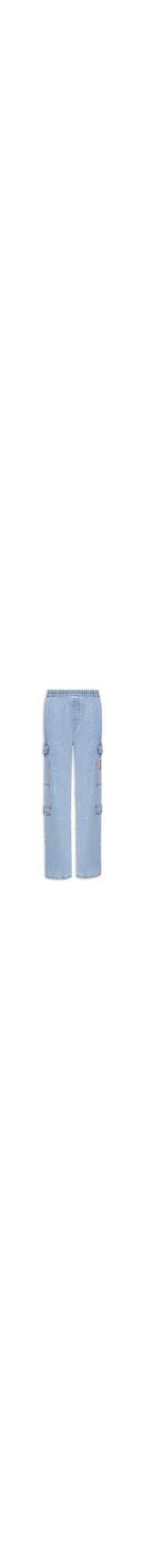Calça Masculina Jeans Cargo - Azul