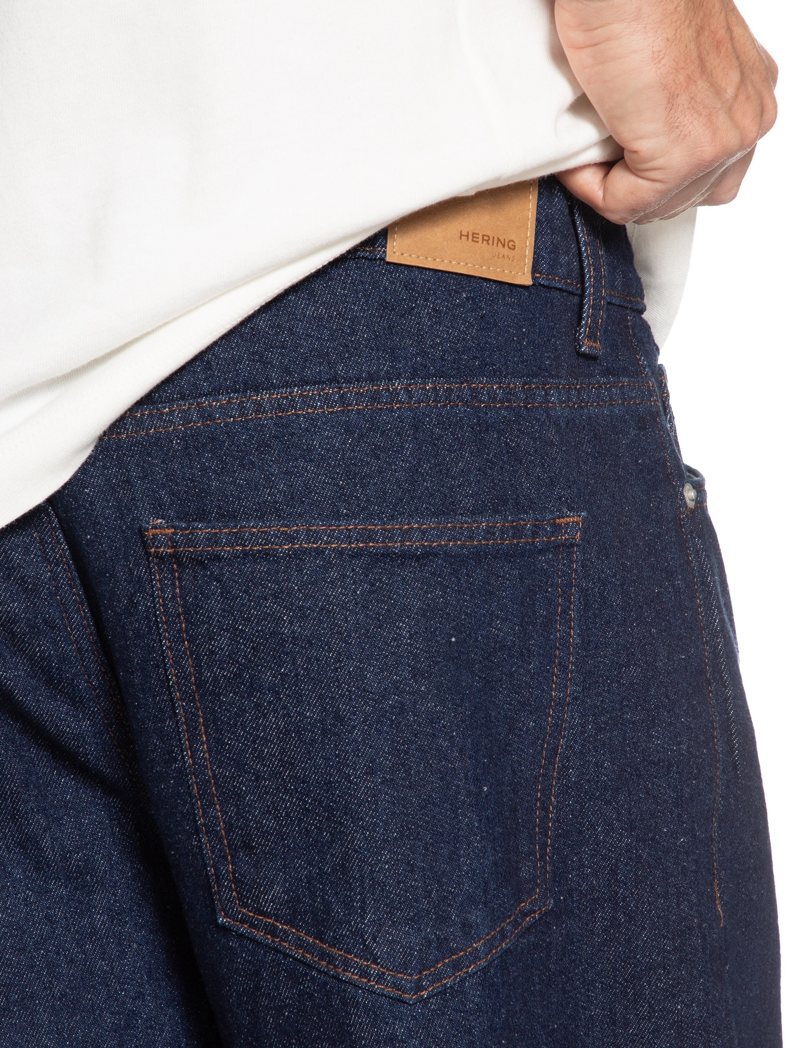 Calça Masculina Jeans Comfort Fit Raw Denim Azul Hering