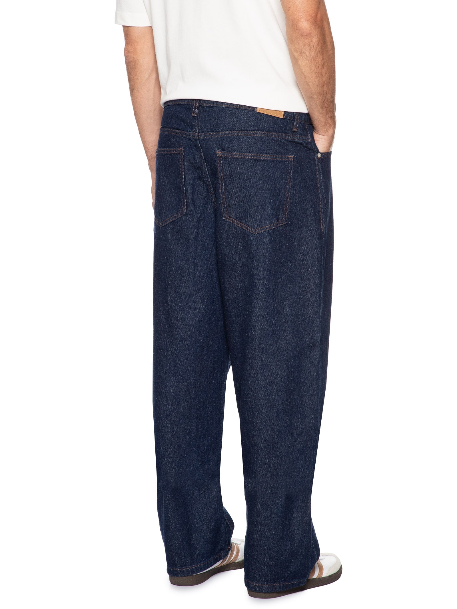 Calça Masculina Jeans Comfort Fit Raw Denim Azul Hering