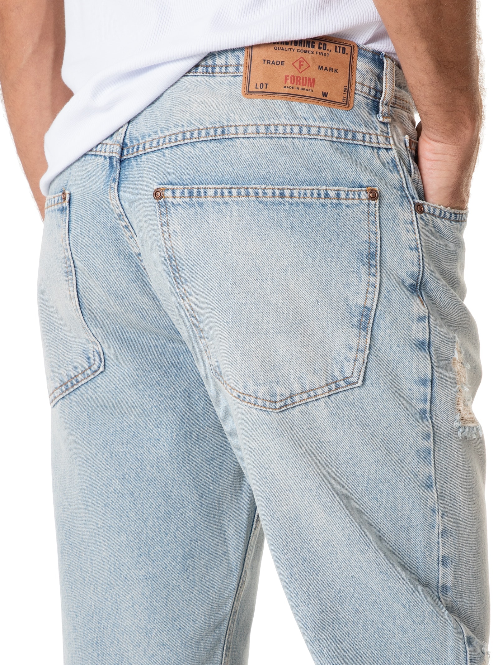 Forum Calça Masculina Jeans History Azul - Main Image