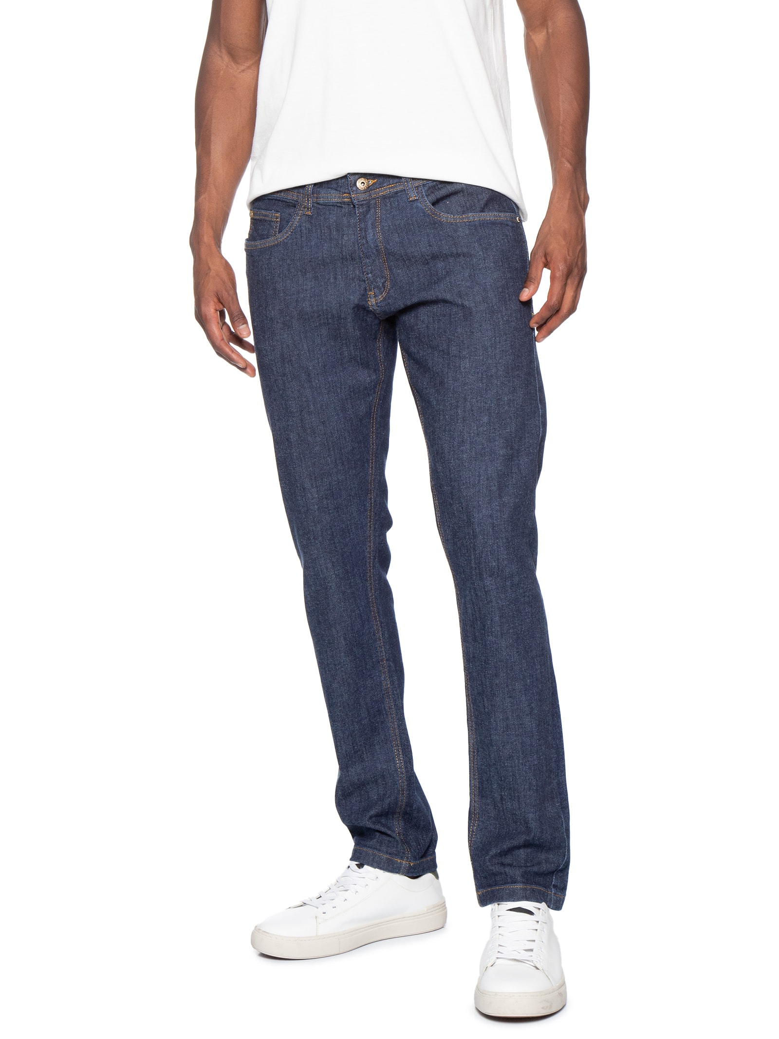 Calça Masculina Jeans Intense Slim Azul Sergio K