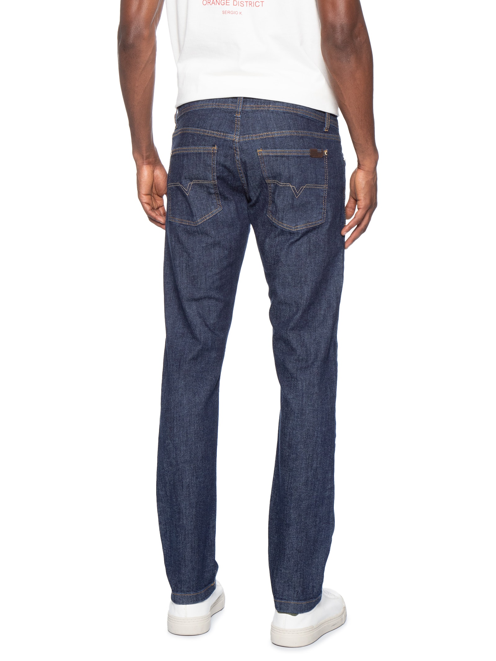 Calça Masculina Jeans Intense Slim Azul Sergio K