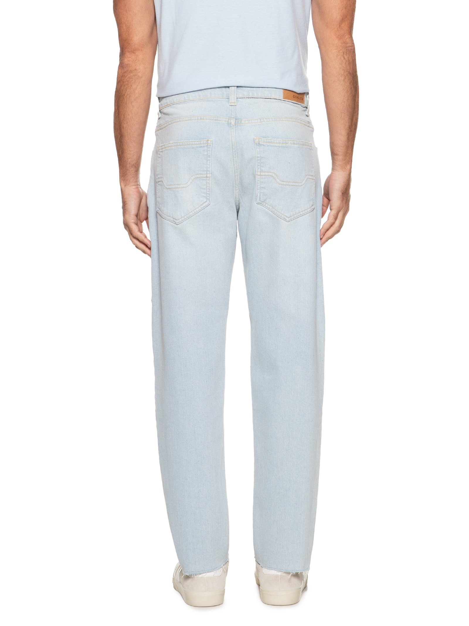  Calça Masculina Jeans Leblon Cut Recycled Azul  Osklen