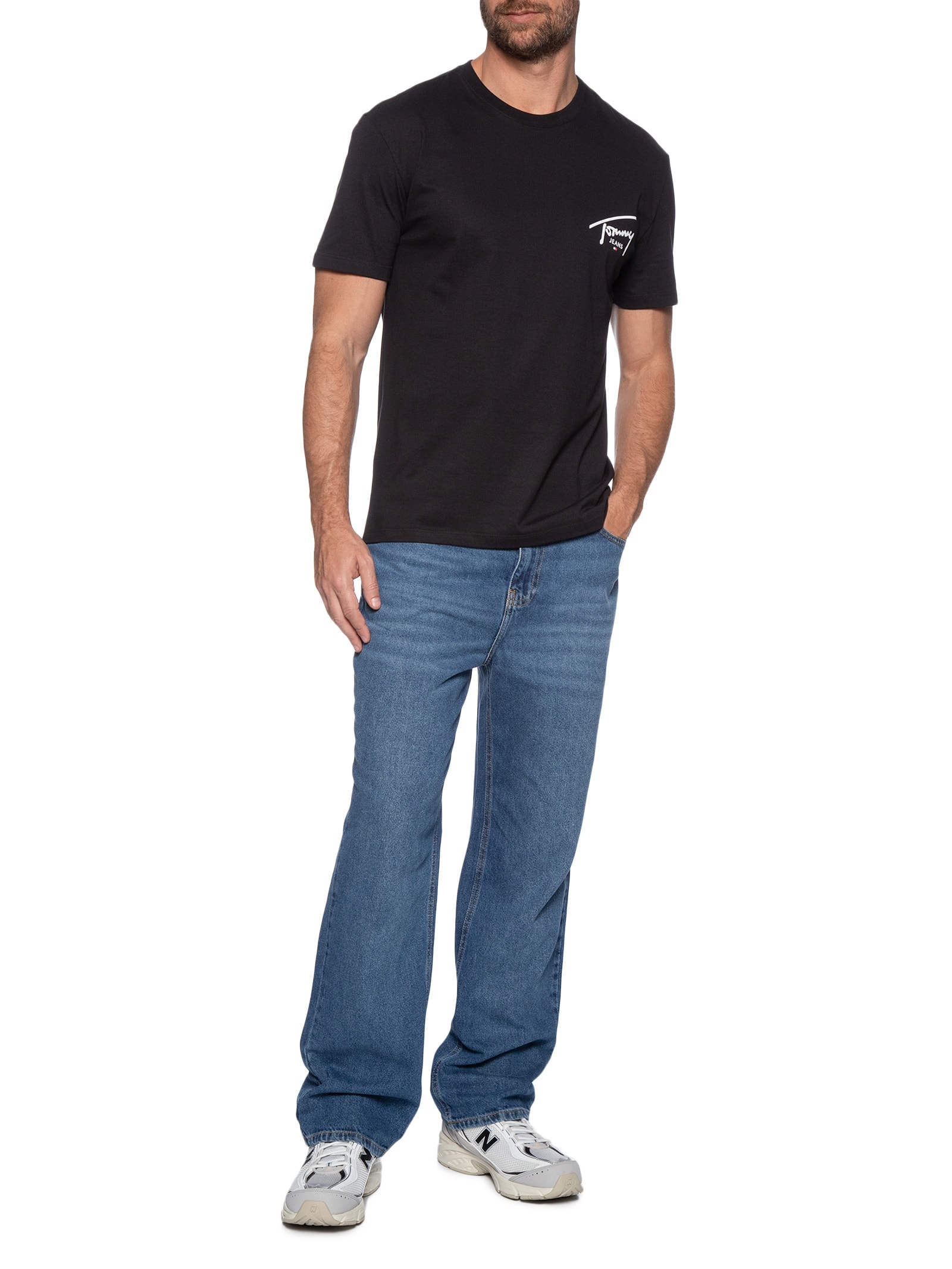 Calça Masculina Jeans Otis Regular Straight Azul Tommy Jeans