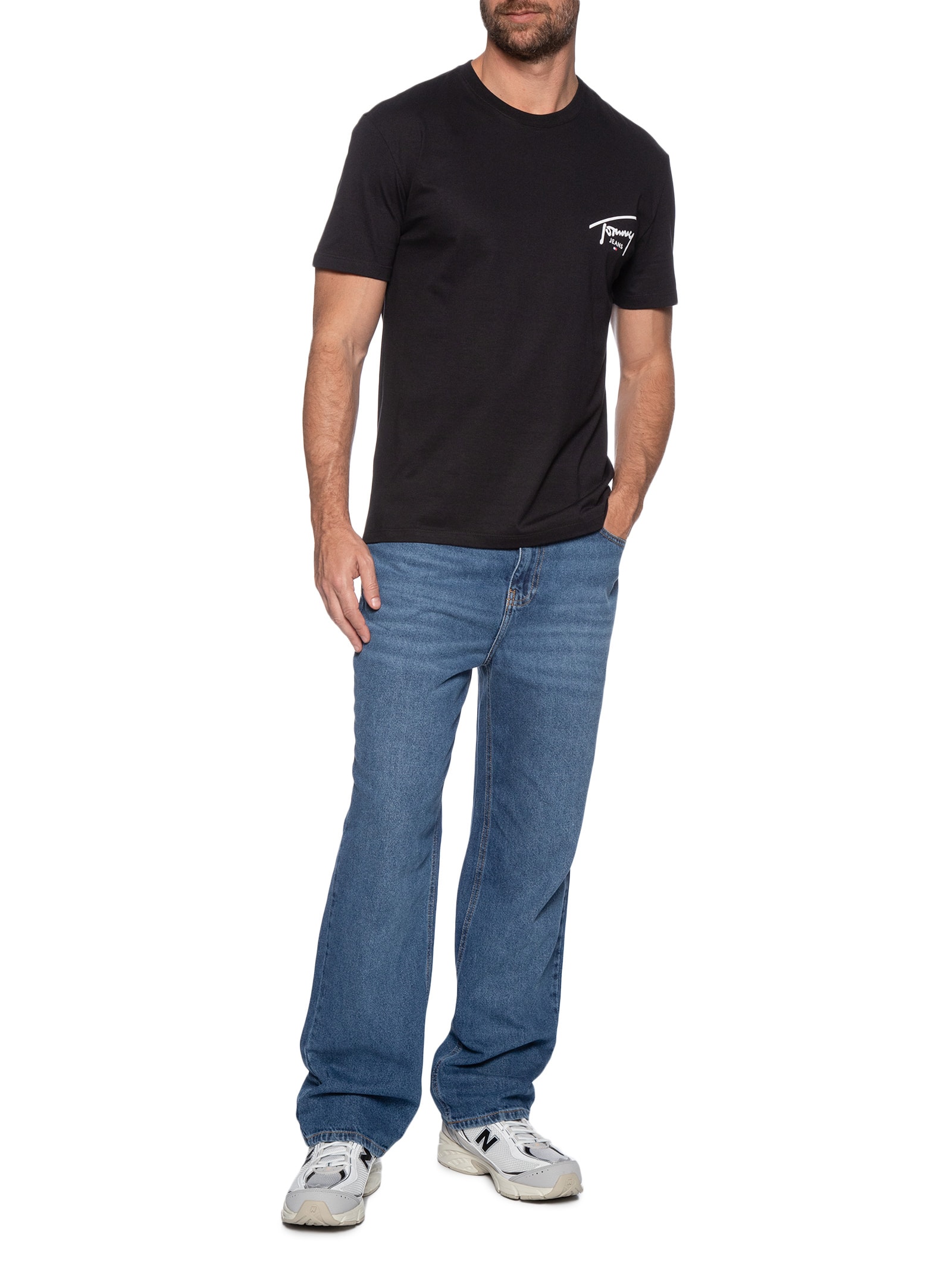 Calça Masculina Jeans Otis Regular Straight Azul Tommy Jeans