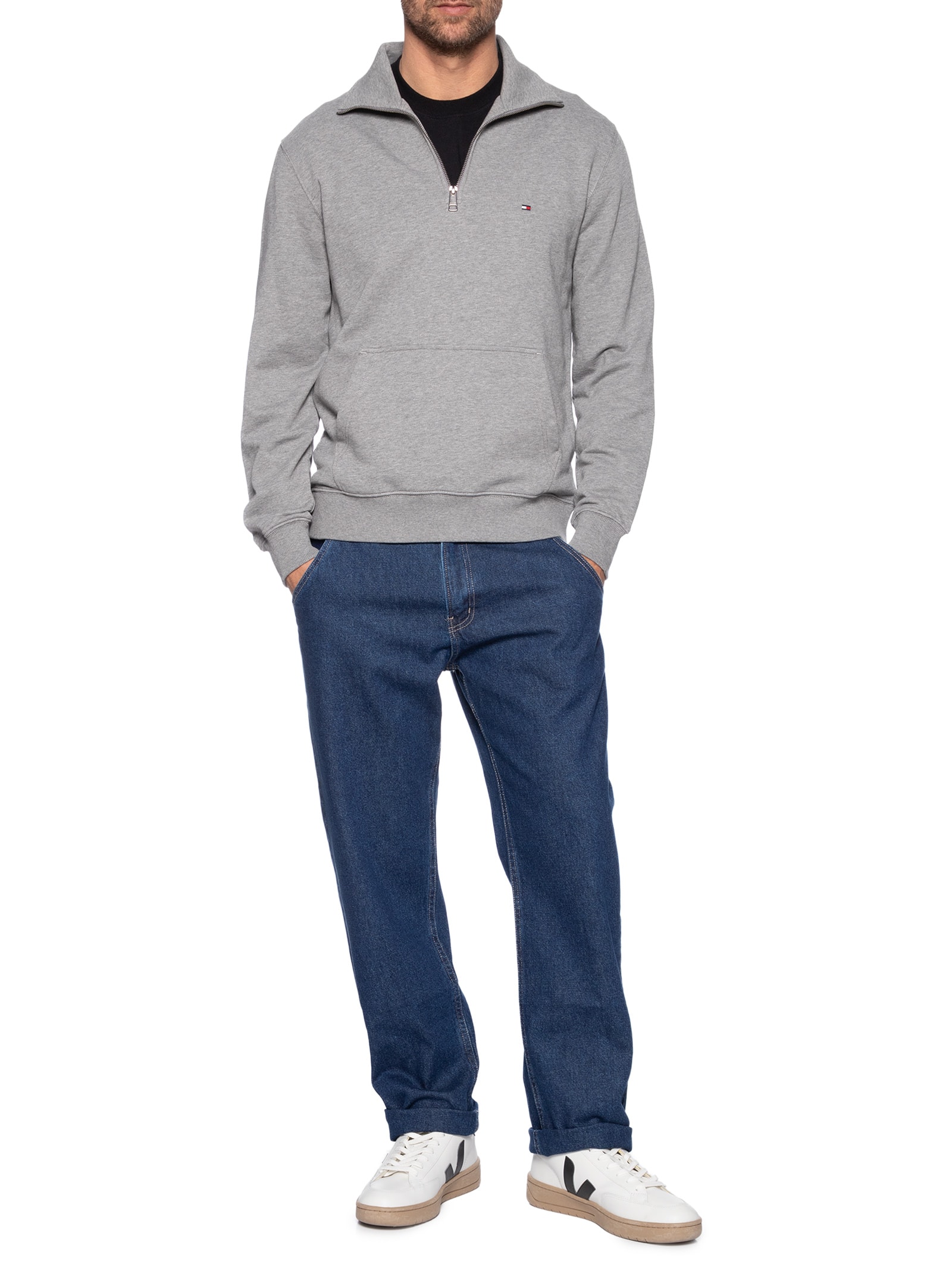 Calça Masculina Jeans Oversized Azul Basiq Men